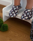 Vegane Babyschuhe und Kinderschuhe, rutschfest, waschbar, ohne Schadstoffe, samtweich, aus Baumwolle. Fast wie barfuß mit dem Schutz aus samtweicher Baumwolle