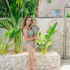 Sustainable MUM Bathing Suit - Khaki