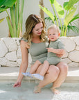 UV Romper  - Khaki (UV Standard 801)
