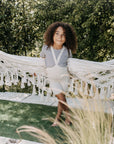 Organic Shorty Tights - Cream Blend