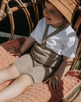 Organic Shorty Tights - Peanut Blend