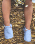 Vegane Babyschuhe und Kinderschuhe, rutschfest, waschbar, ohne Schadstoffe, samtweich, aus Baumwolle. Fast wie barfuß mit dem Schutz aus samtweicher Baumwolle