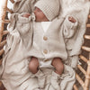 Organic Knit Cardigan - Sand - SALE