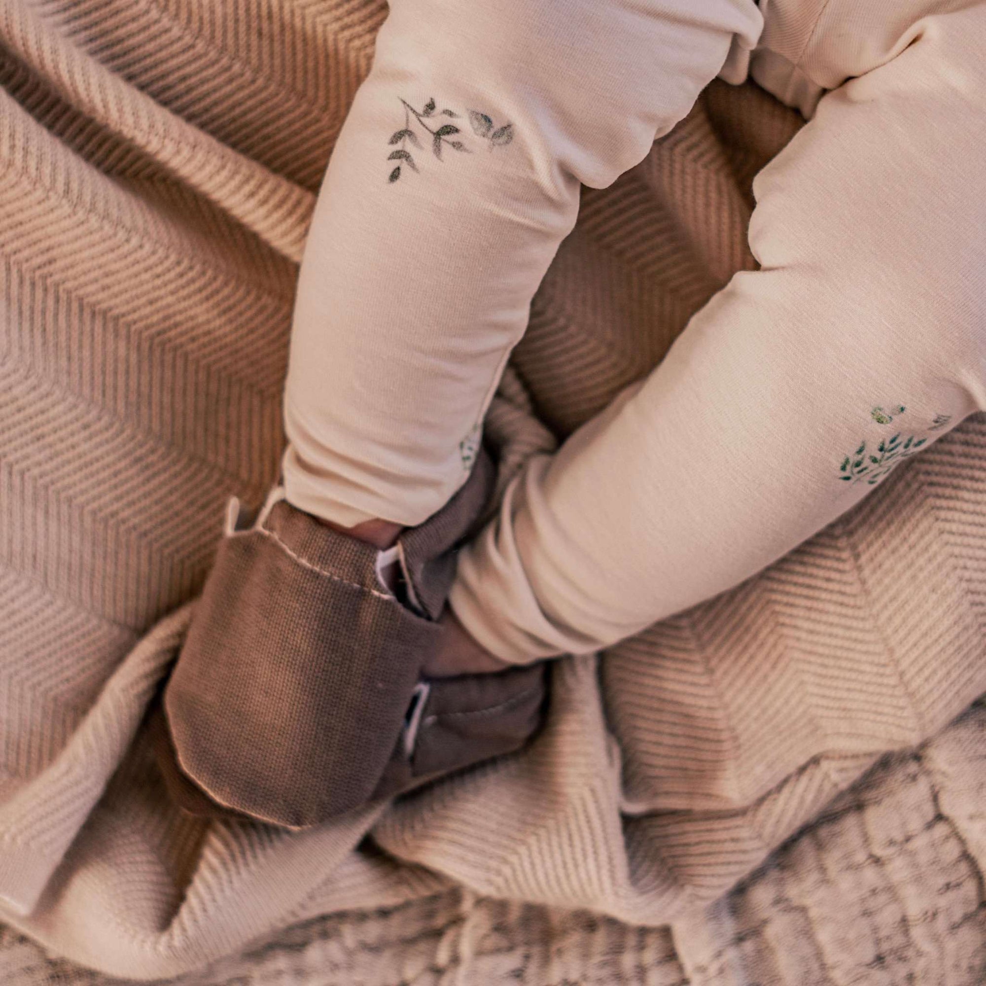 Organic Leggings - Classy Eucalyptus - SALE