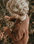 Organic Oversize Knit Pulli - Walnut - S A L E