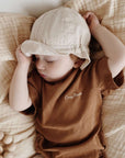 Organic Sun Hat - Sand - UPF 50+