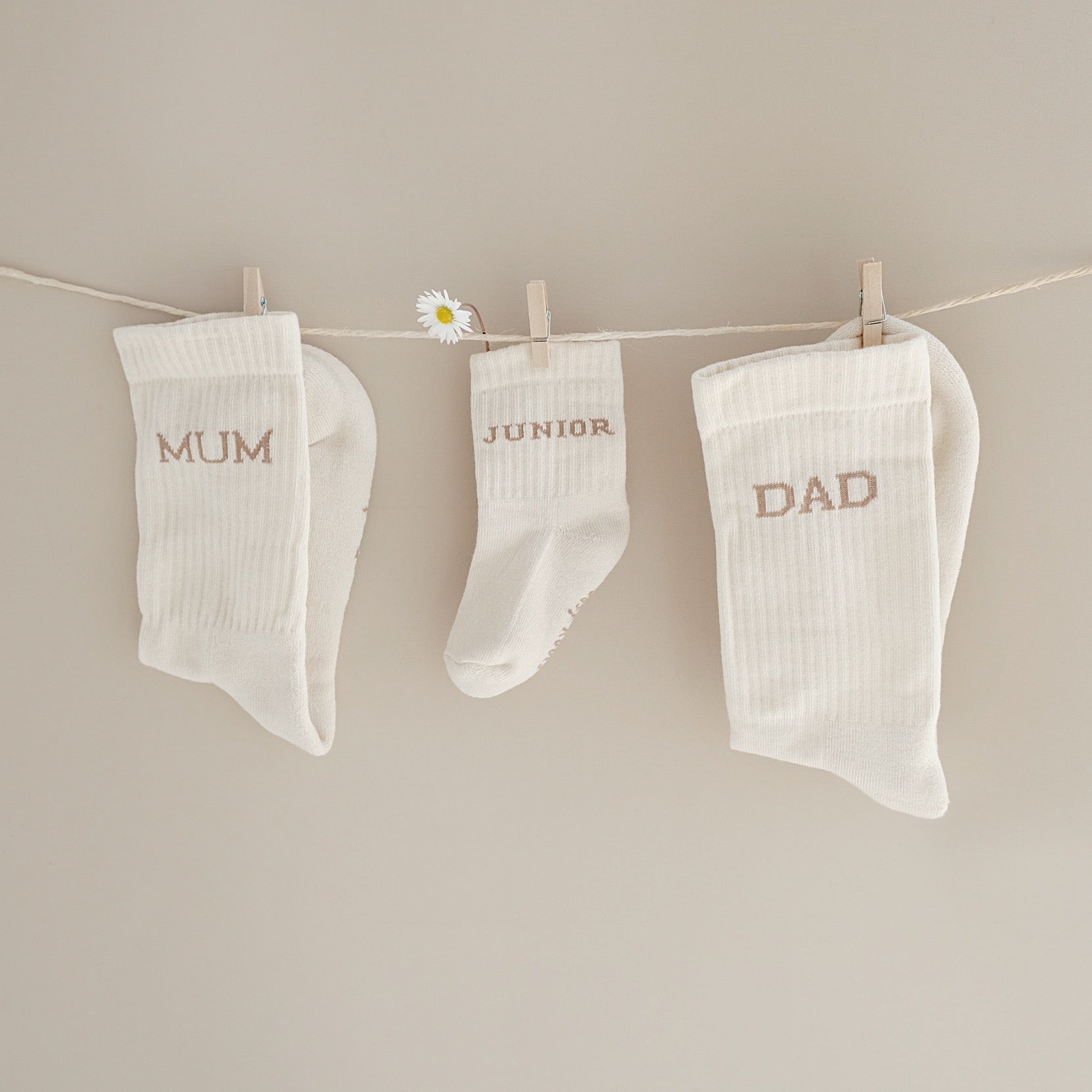 Organic Socks - JUNIOR - Sand