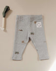 Organic Rib Leggings - Little Farm - SALE