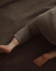 Organic Knit Blanket - Khaki - S A L E