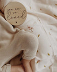 Organic Knit Dungarees - Sand - SALE