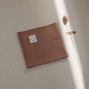 Organic Rib Scarf - Walnut- S A L E