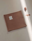 Organic Rib Scarf - Walnut- S A L E
