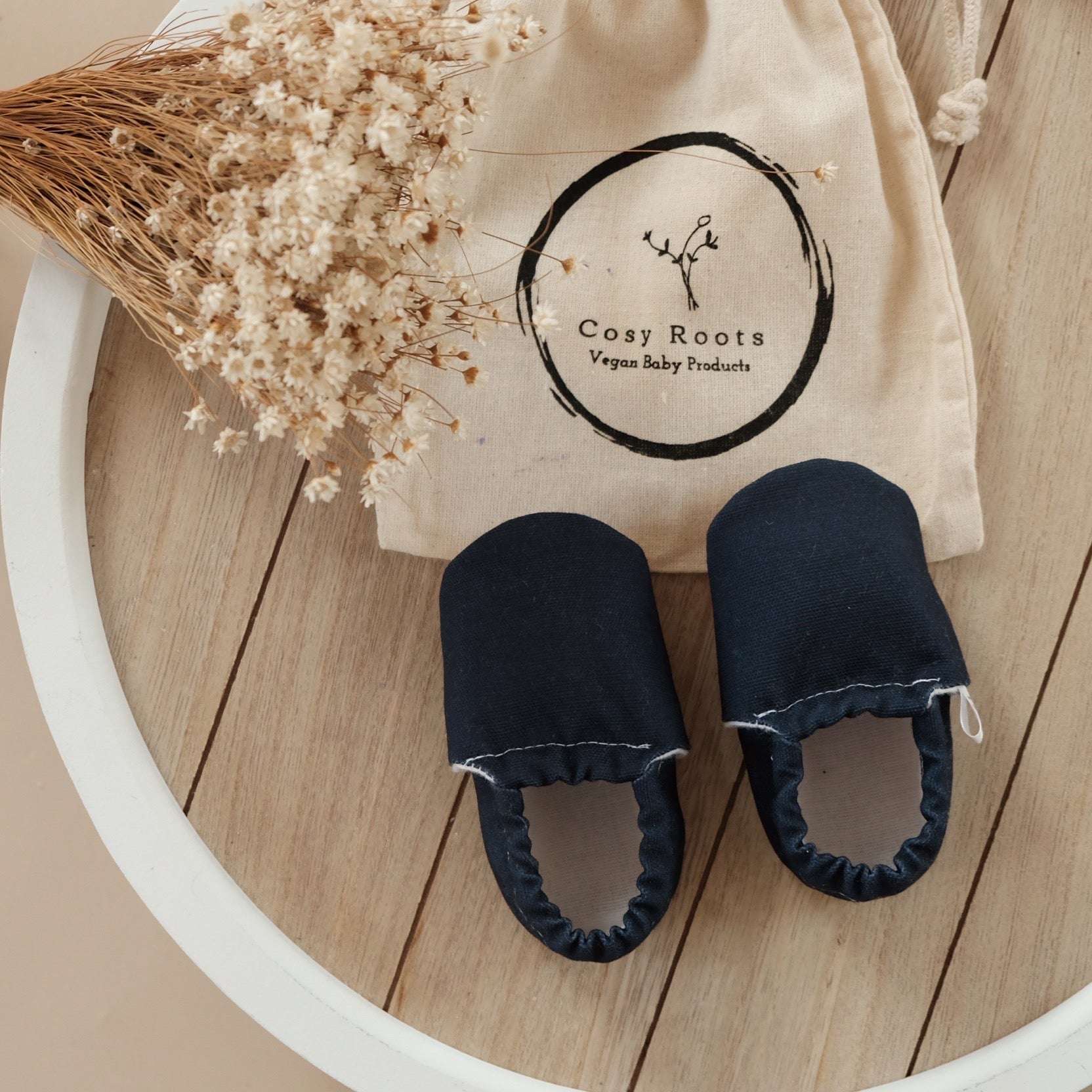 Vegan Shoes - Dark Blue - Earth Collection - S A L E
