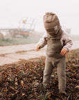 Organic Rib Beanie - Caramel